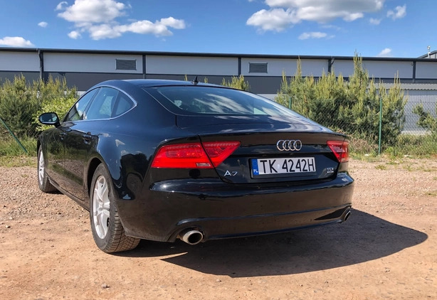 Audi A7 cena 62000 przebieg: 244146, rok produkcji 2010 z Kielce małe 191